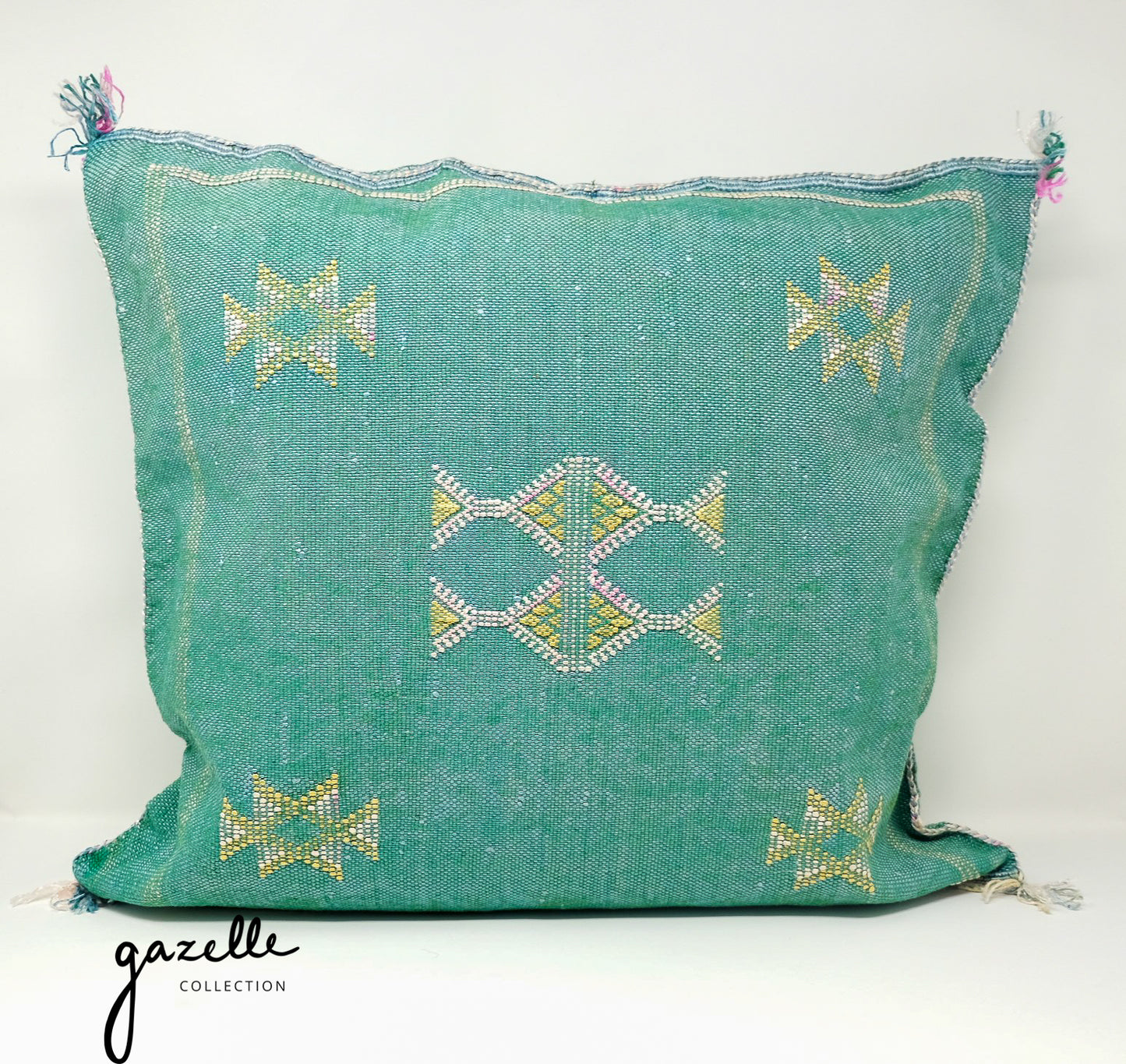 18x18 Moroccan Cactus Sabra Silk Pillow