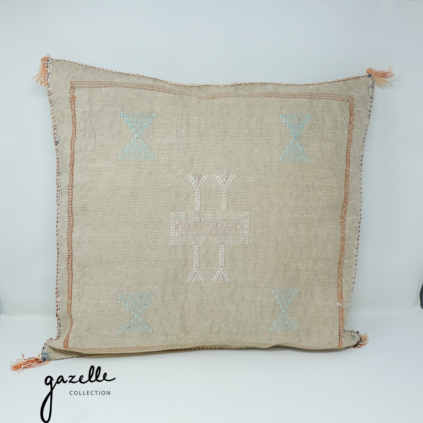 18x18 Moroccan Cactus Sabra Silk Pillow