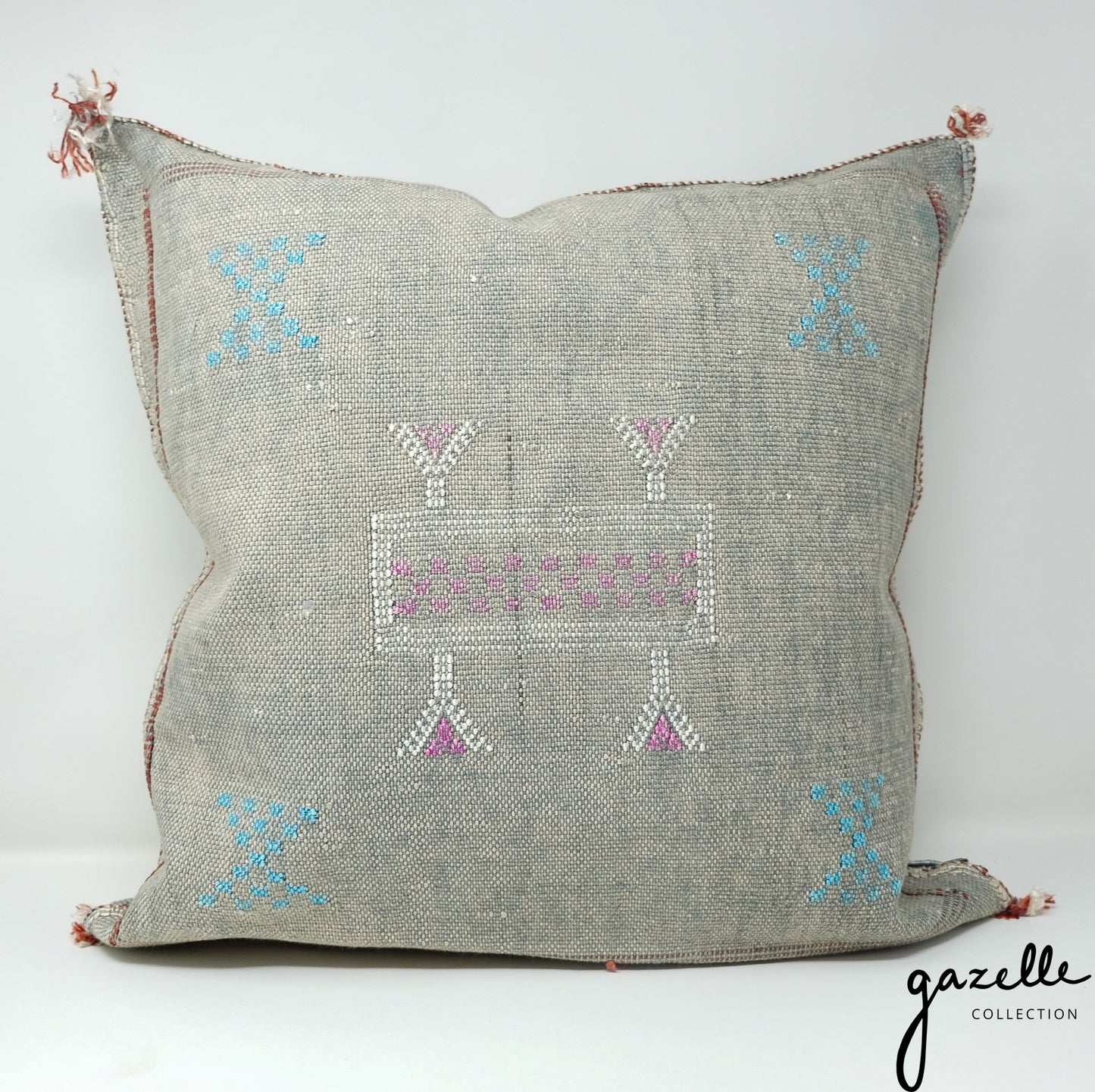 18x18 Moroccan Cactus Sabra Silk Pillow