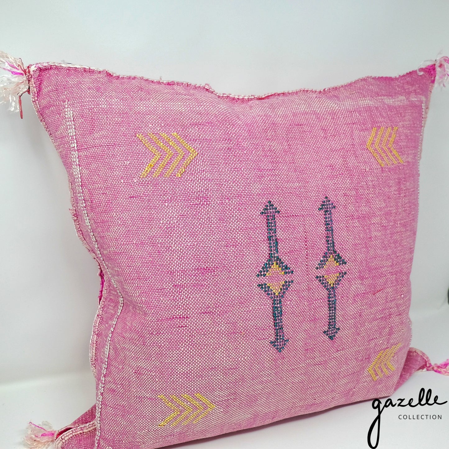 18x18 Moroccan Cactus Sabra Silk Pillow