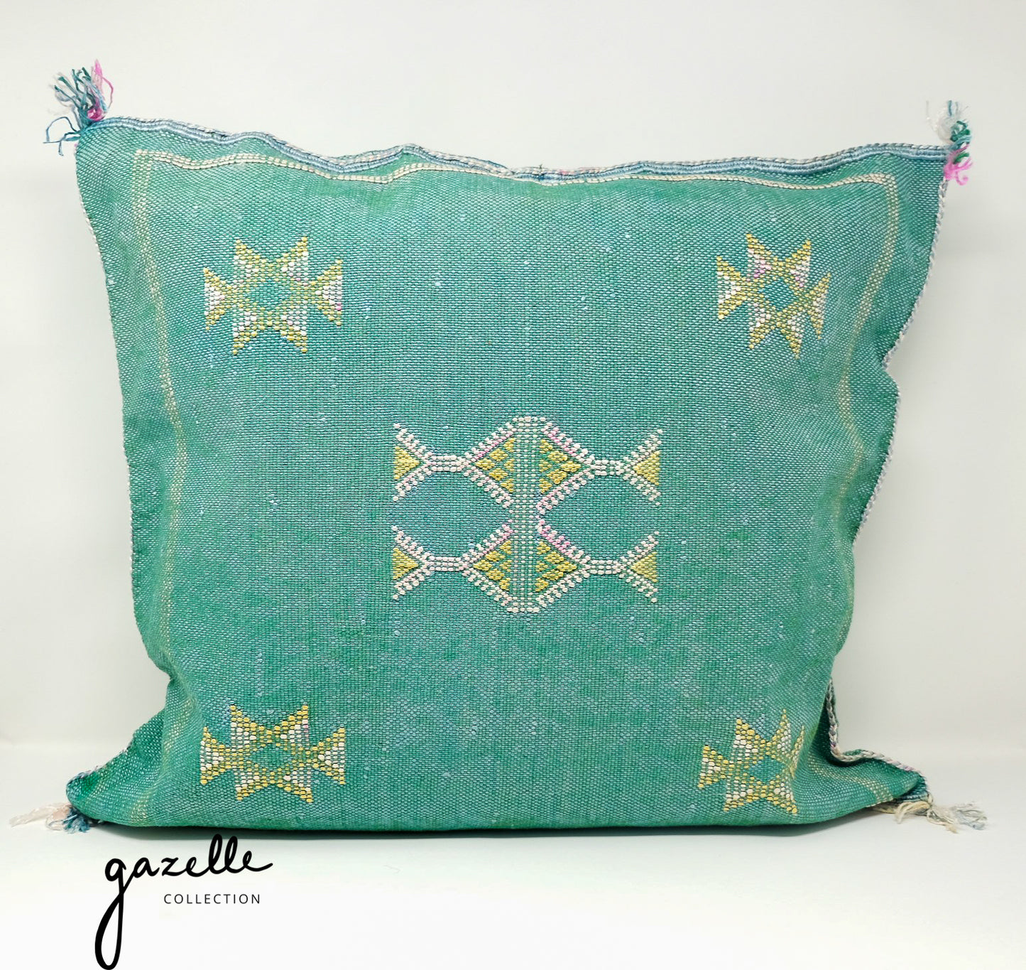 18x18 Moroccan Cactus Sabra Silk Pillow