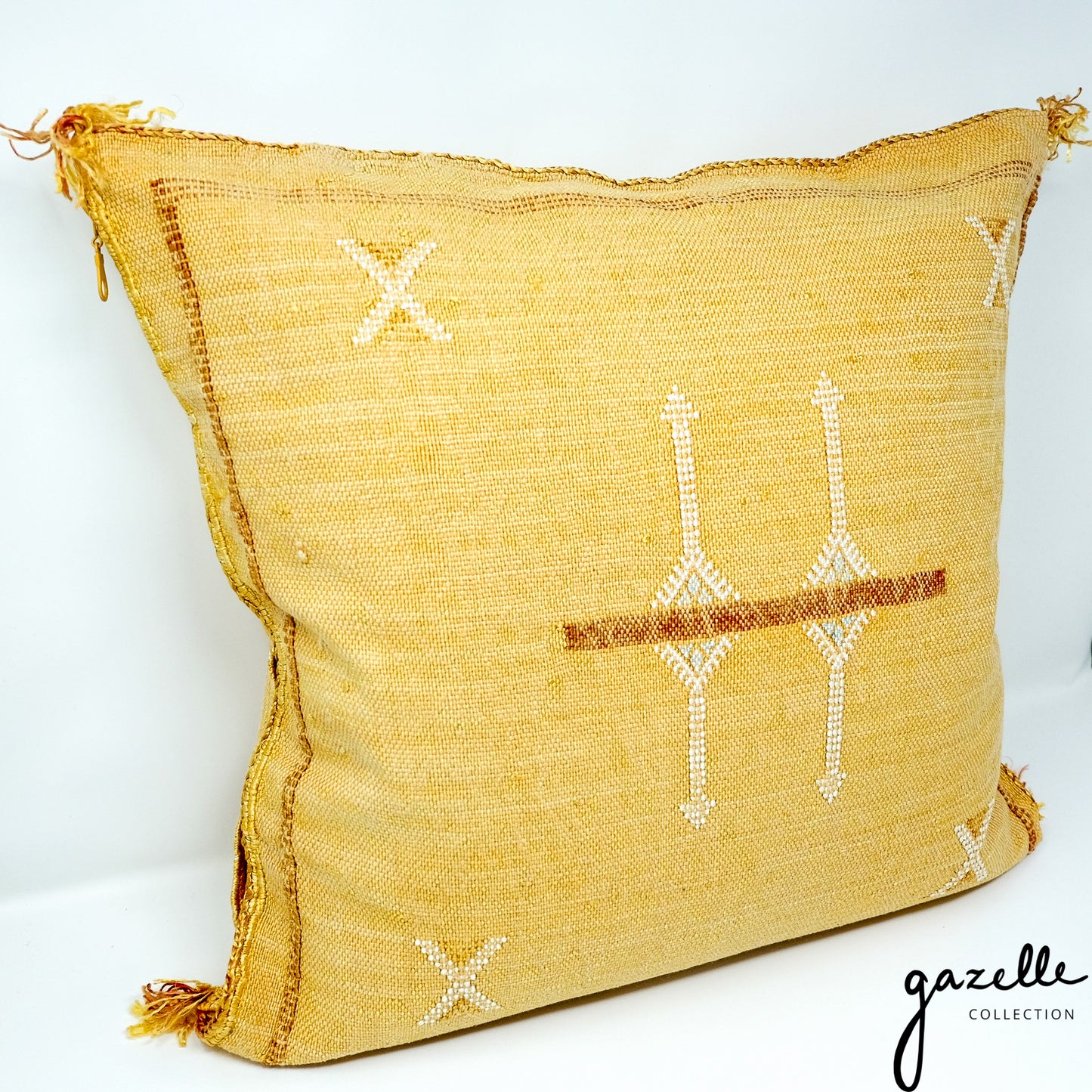 18x18 Moroccan Cactus Sabra Silk Pillow