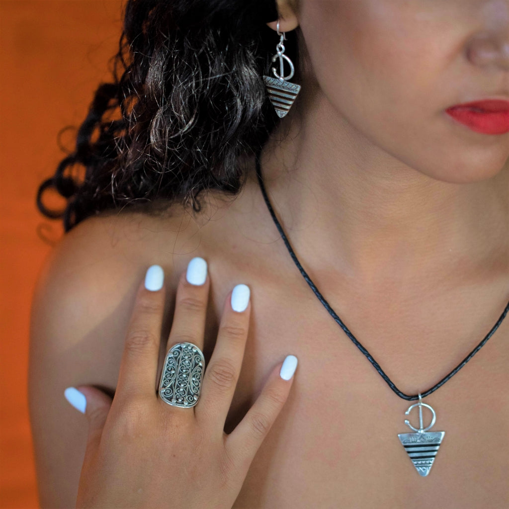 Silver Amazigh Earrings