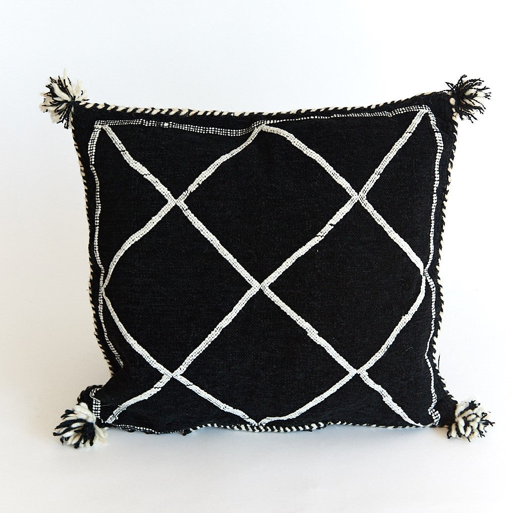 Night Moroccan Velvet Pillow