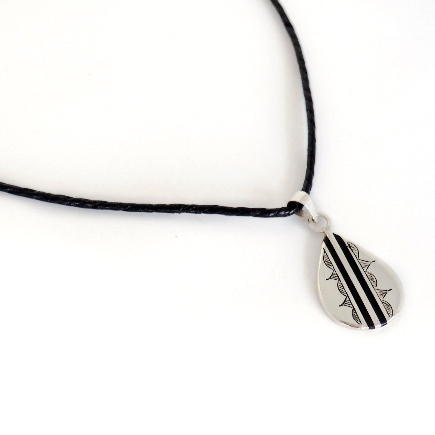 Silver Teardrop Necklace